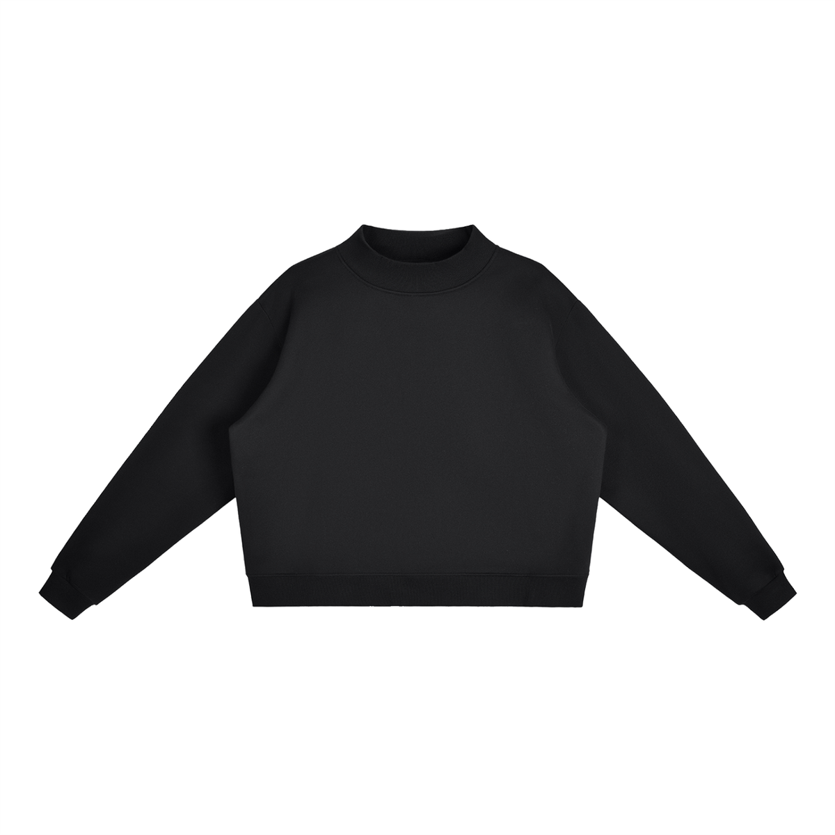 Sweat Col Mock Essentiel | Molletonné & Minimaliste