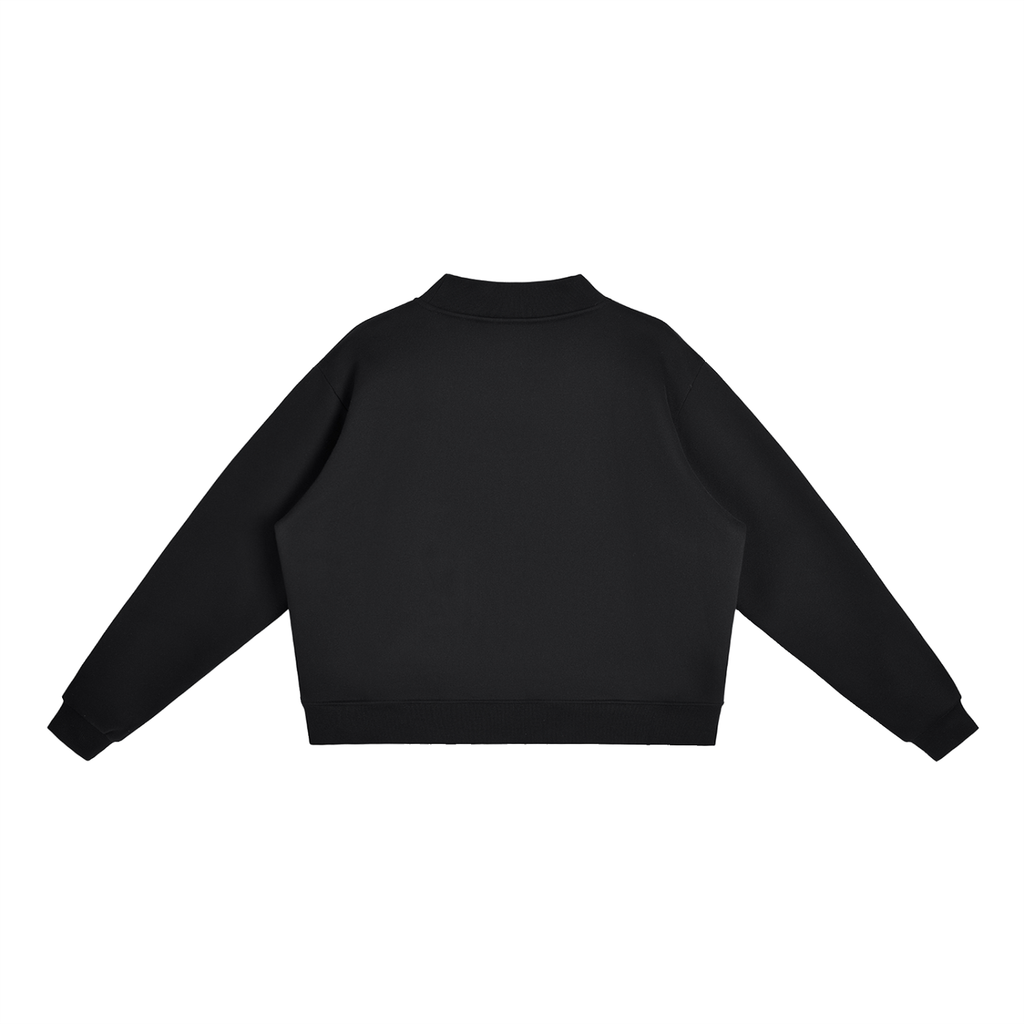 Sweat Col Mock Essentiel | Molletonné & Minimaliste