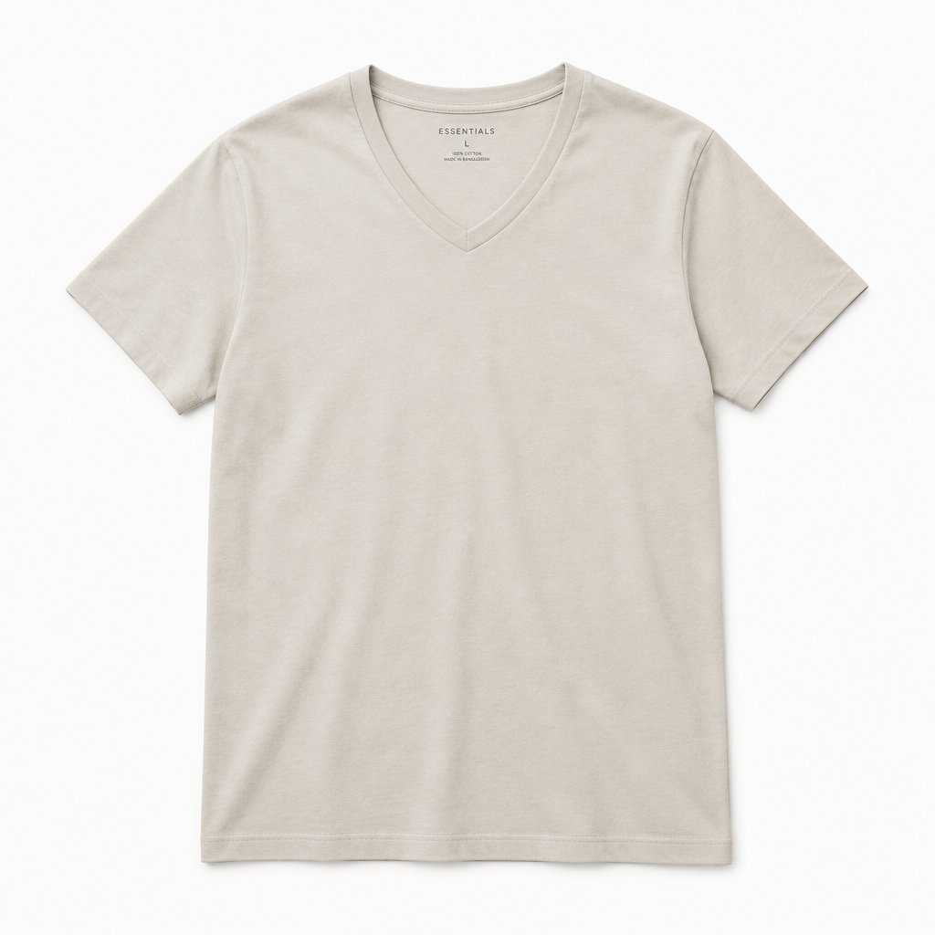 T-shirt Col V Essentiel